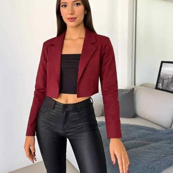 Blazer bengalina corto