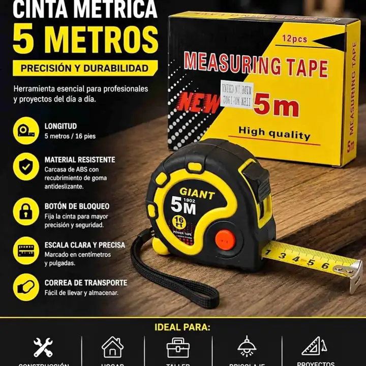 Cinta metrica 5 mts