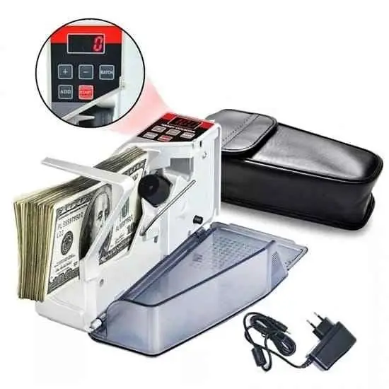 Contadora de billetes portatil alientech