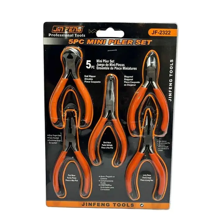 Juego de mini pinzas 5PCS