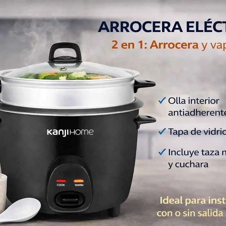 Arrocera electrica Kanji negra mate