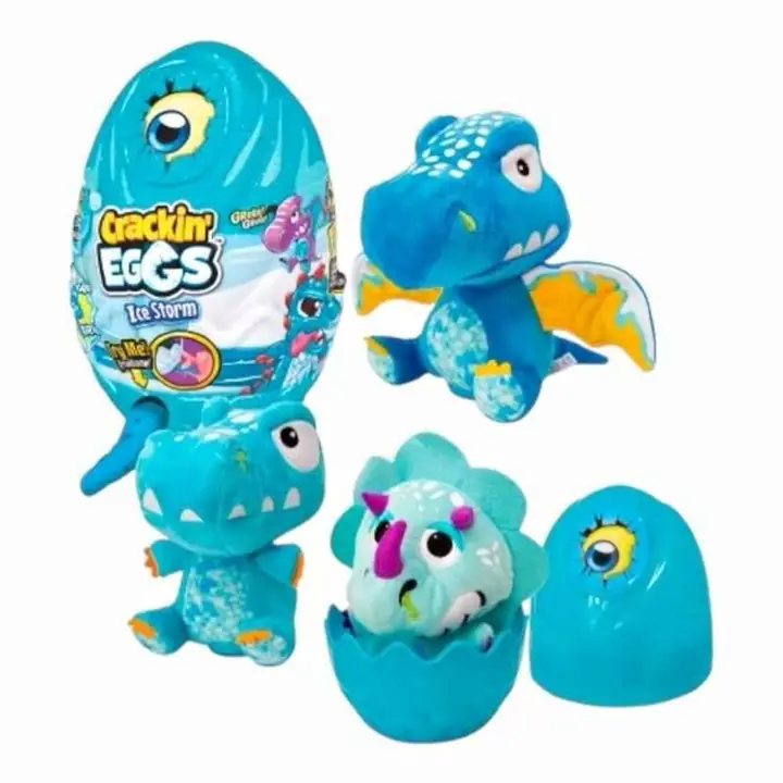 Peluche Dino tiembla y ruge - Crackin Eggs