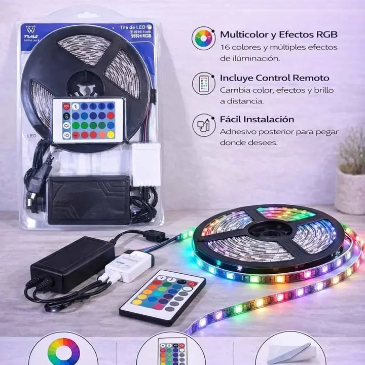 Tira LED RGB 50X50 - 5MTS