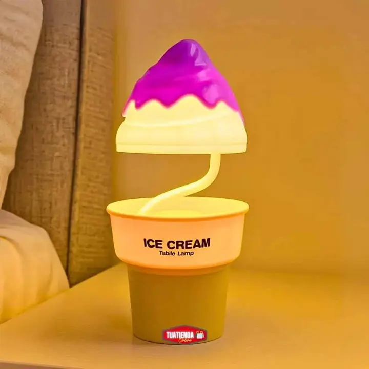 Lampara con forma de helado