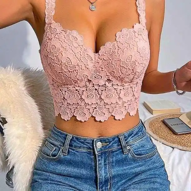 Bralett bordado
