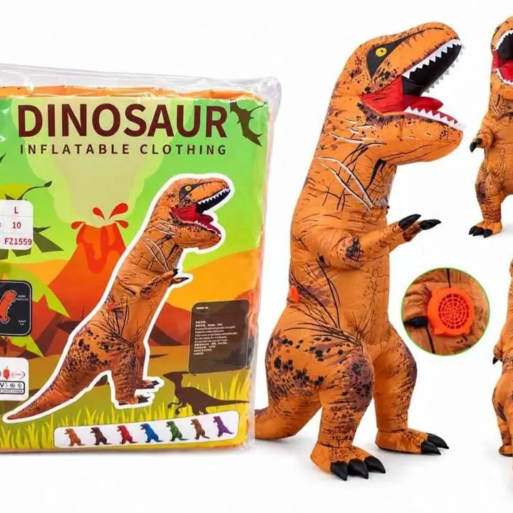 Disfraz inflable dinosaurio