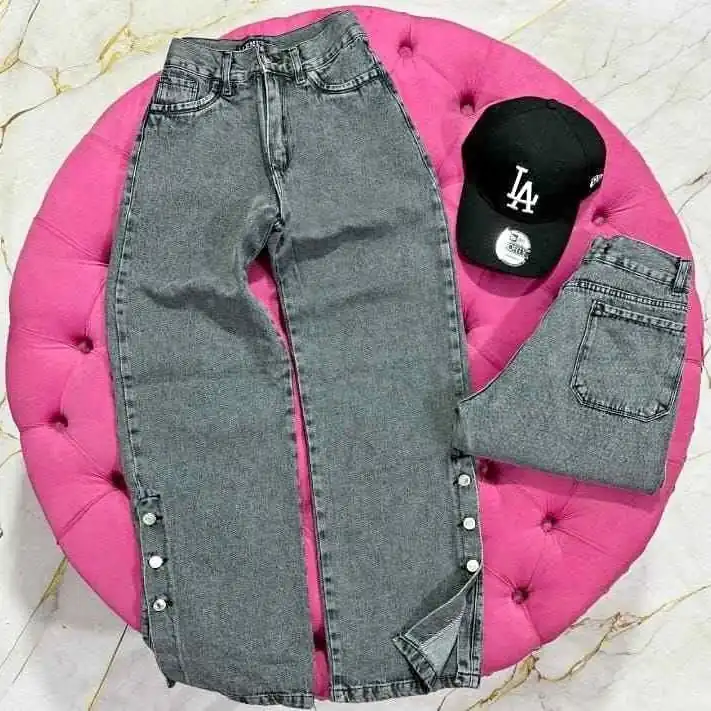 Jean wid leg boton