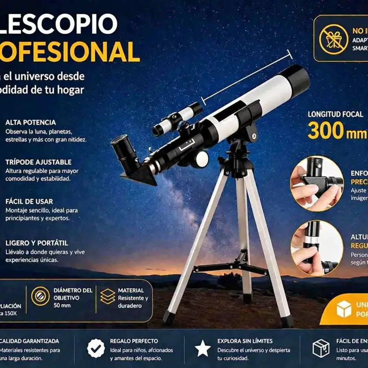 Telescopio astronomico 300MM