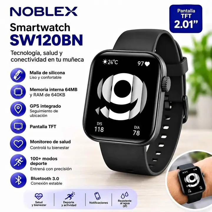 Smartwatch reloj inteligente Noblex
