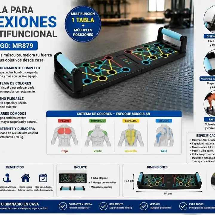 Tabla para flexiones multifuncion
