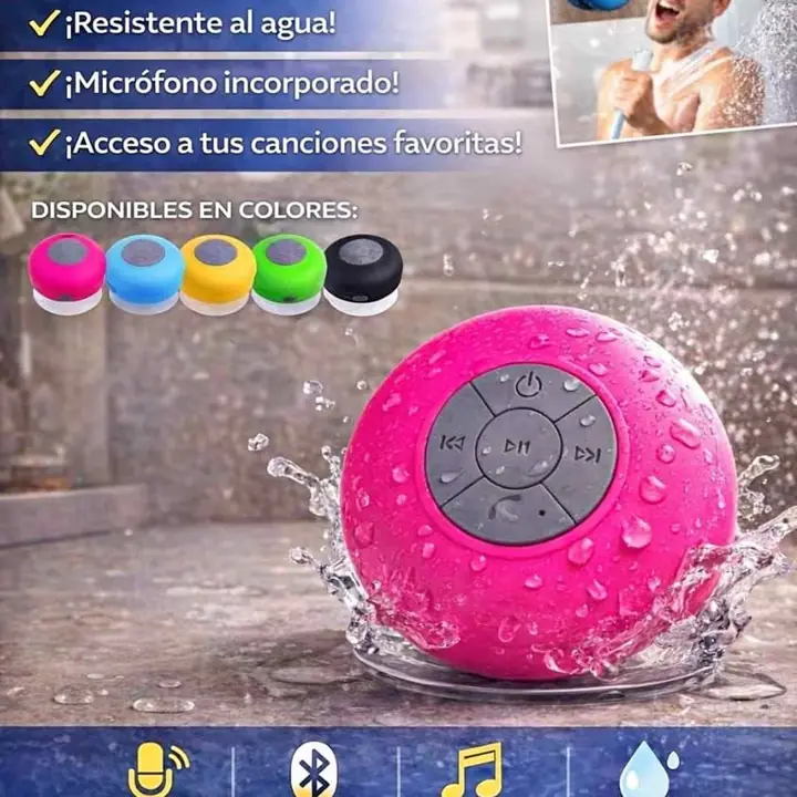 Parlante de ducha bluetooth