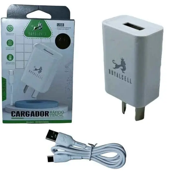 Cargador tipo C 2.4A desmontable royalcell