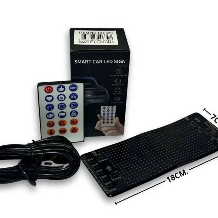 Cartel LED programable P/auto