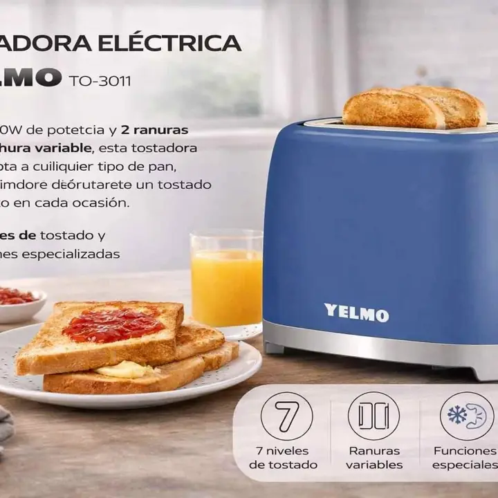 Tostadora electrica 930W - yelmo