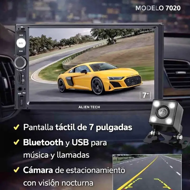 Estereo con pantalla - bluetooth - alien