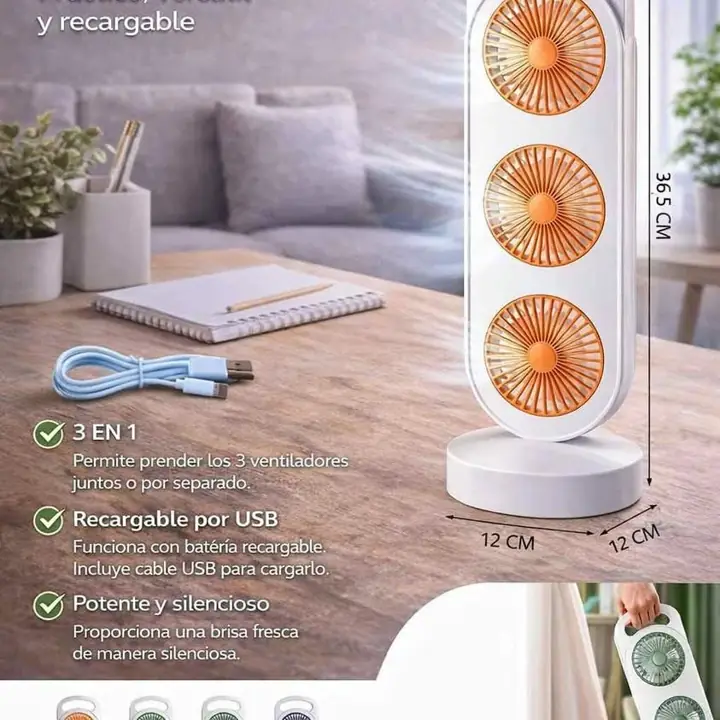Ventilador fan 3 en 1