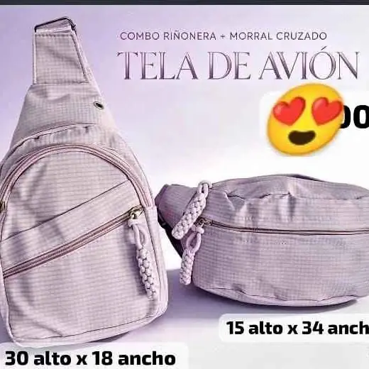 Morral cruzado + riñonera dia de la madre