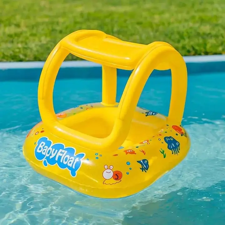 Asiento salvavidas inflable flotador con techito