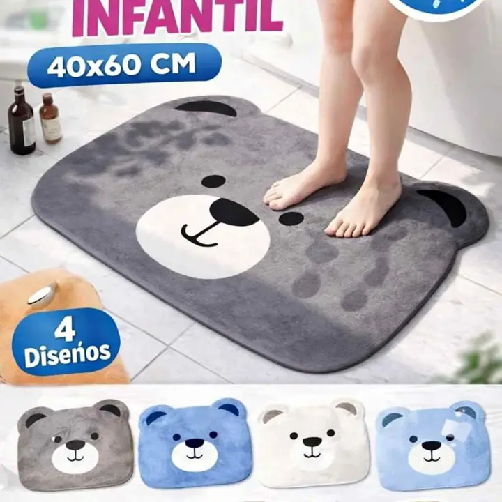 Alfombra infantil absorbente 40x60 cm