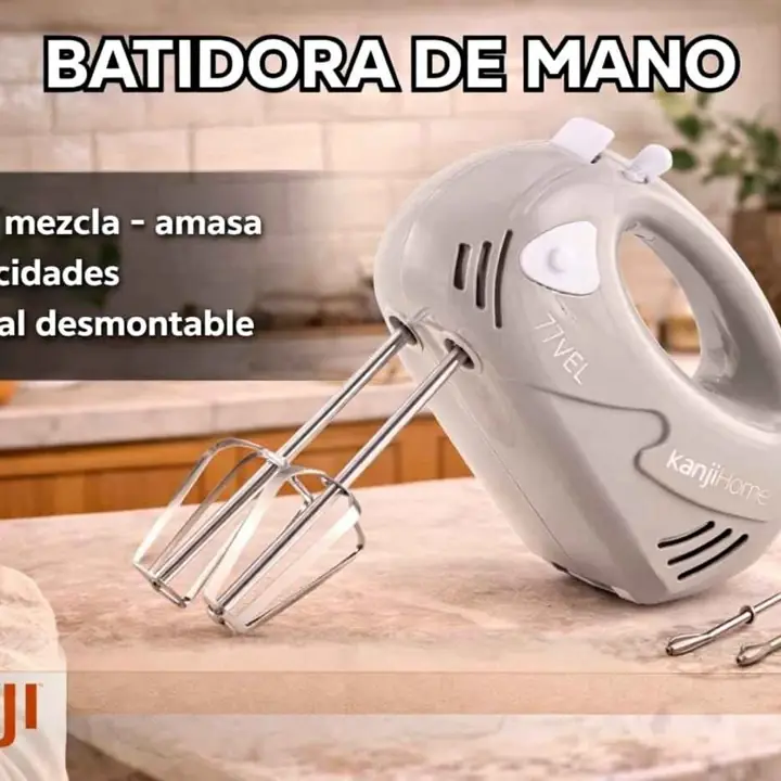 Batidora de mano Kanji - blanca