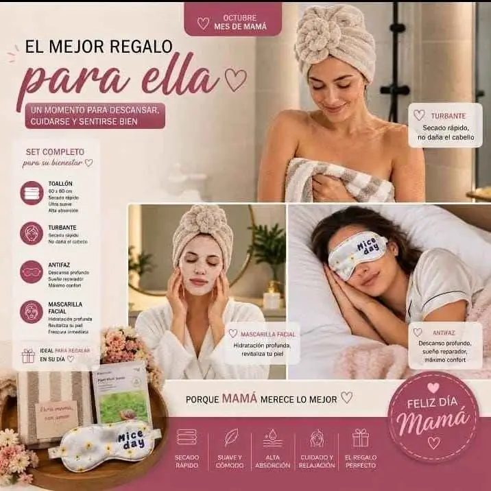 Set 5 piezas dia de la madre