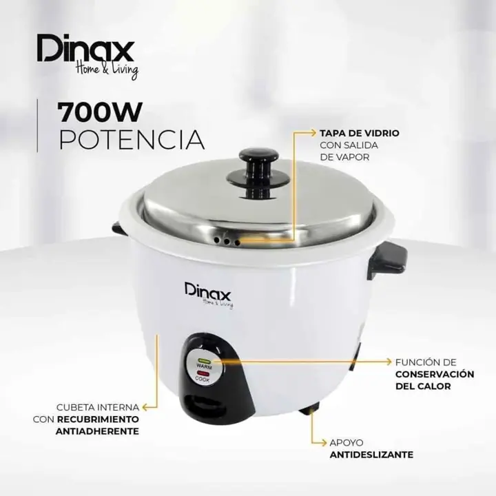 Arrocera electrica dinax 2 lts 700W