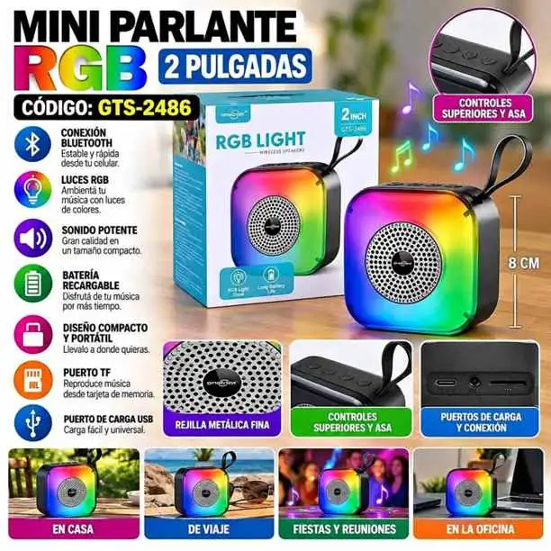 Mini parlante RGB 2PLG