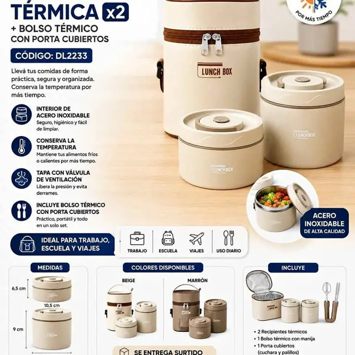 Lunchera termica X2