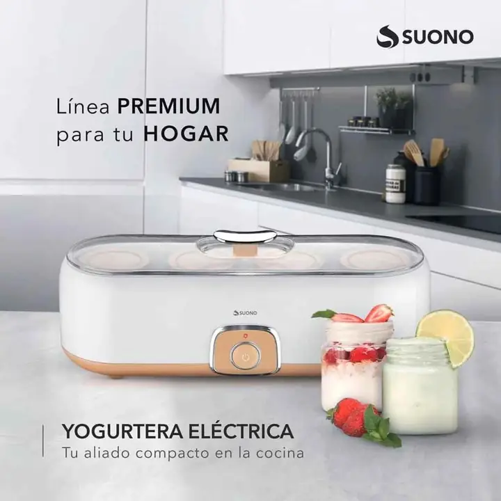 Yogurtera electrica 720ML 4 vasos - suono