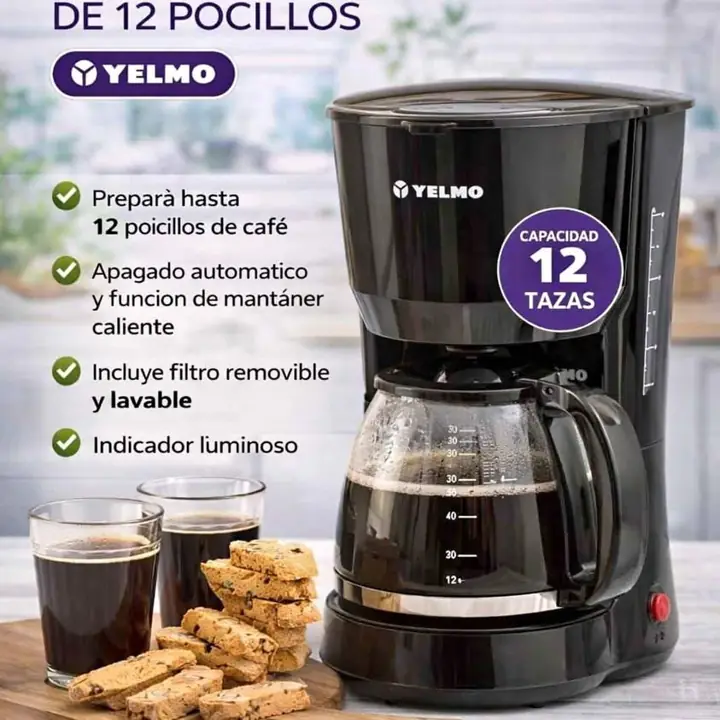 Cafetera electrica 12 pocillos yelmo
