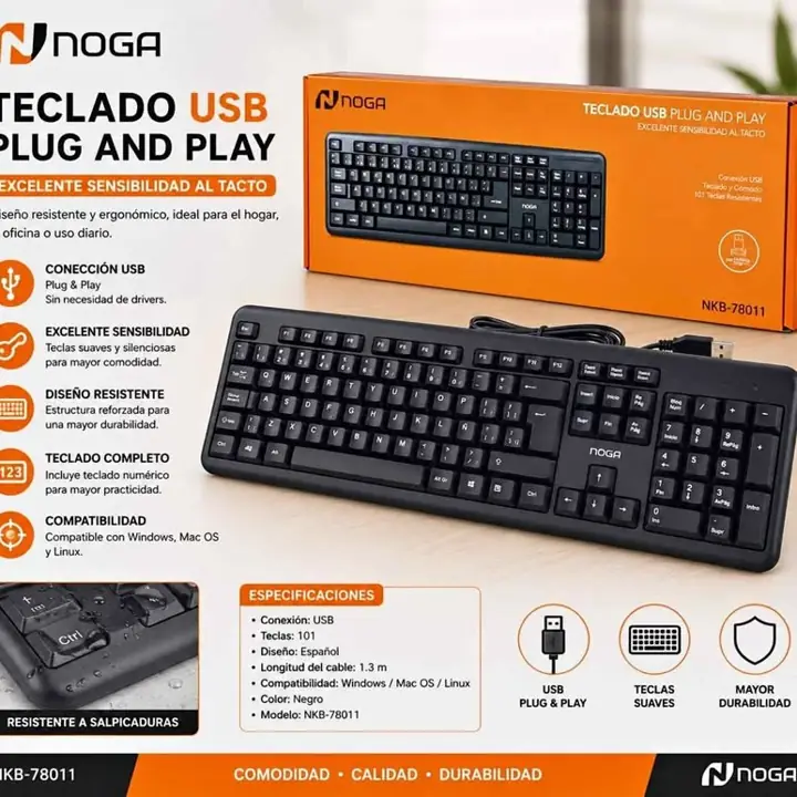 Teclado USB noga
