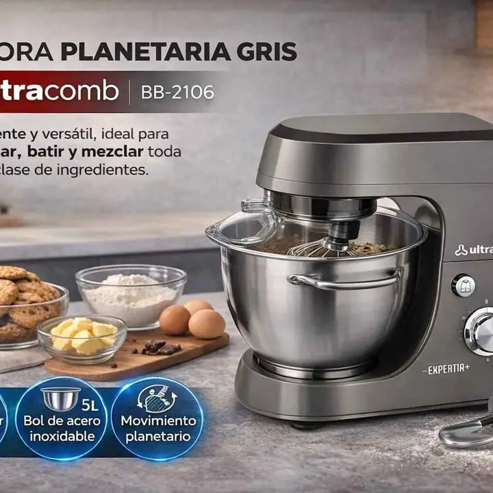 Batidora planetaria 800W con bowl Ultracomb