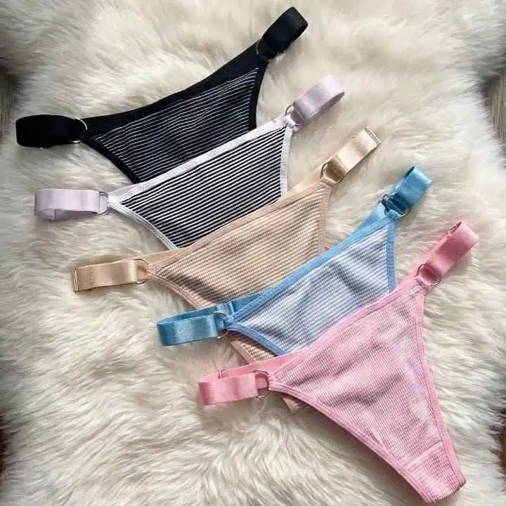 Regulable tira ancha Morley rayado pastel