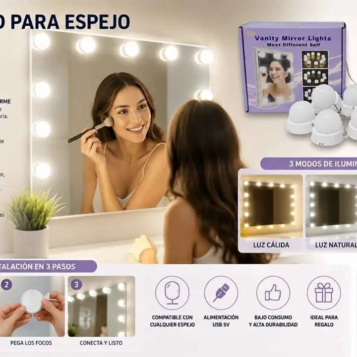 Foco LED para espejo (X10)