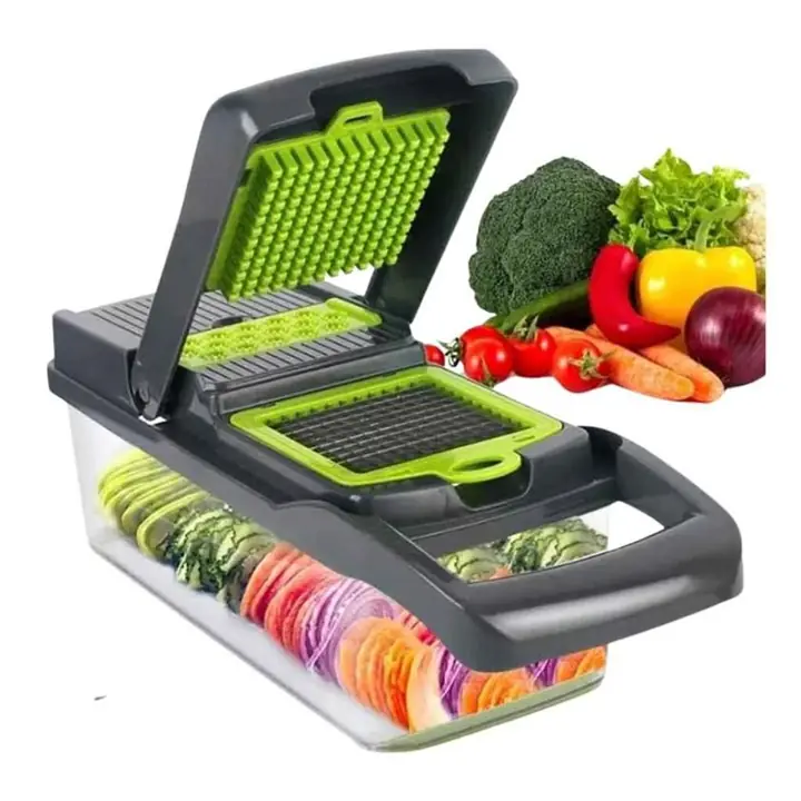 Mandolina picador de verduras 16 piezas