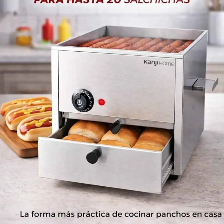 Panchera electrica con bandeja para pan