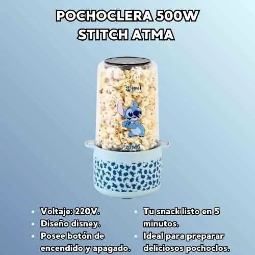 Pochoclera stitch disney Atma