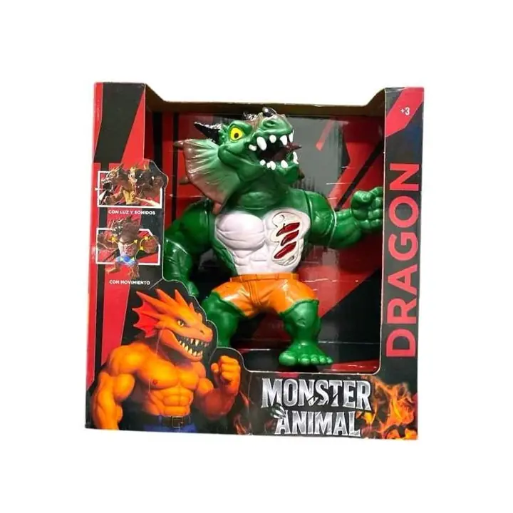 Monster animal dragón con luz y sonido