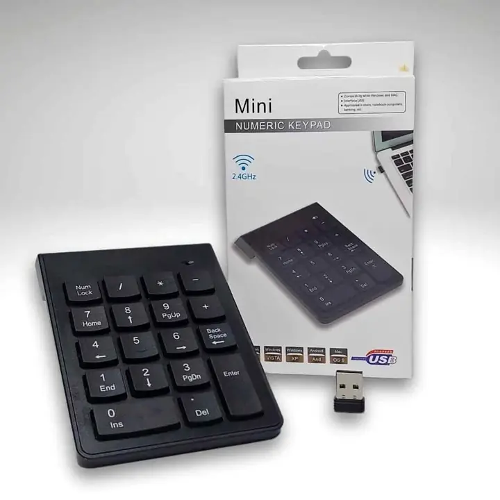 Teclado inalambrico numerico