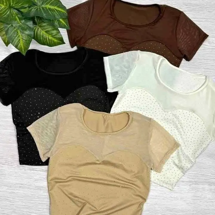 Remera brillos