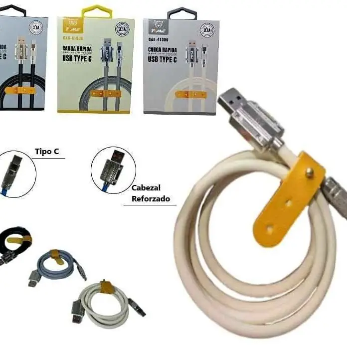 Cable tipo C punta de metal