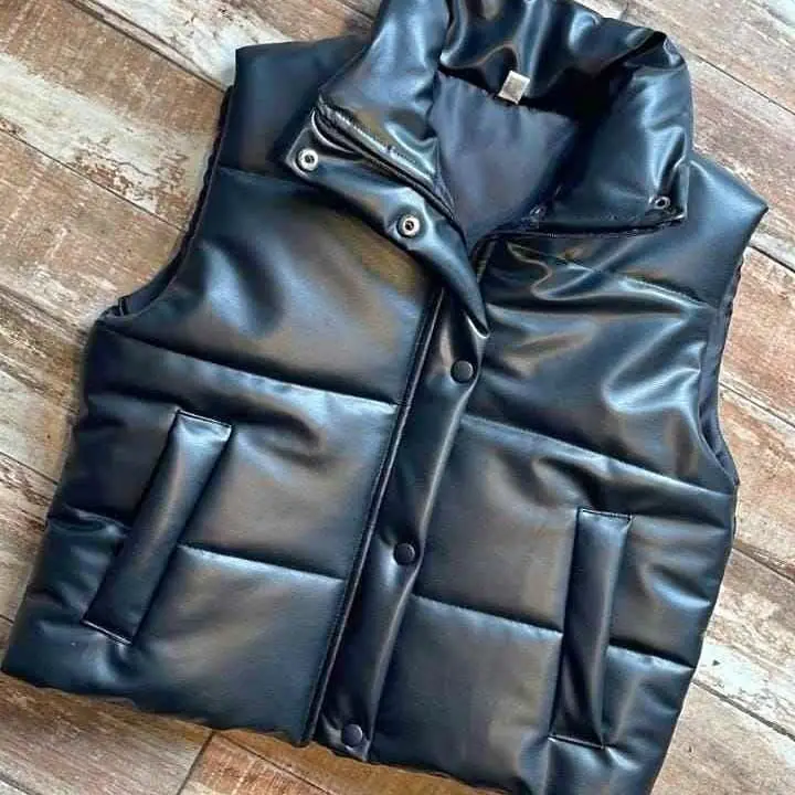 Chaleco engomado puffer