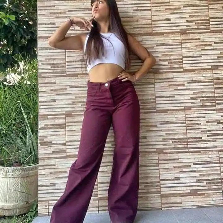 Jean wid leg bordo