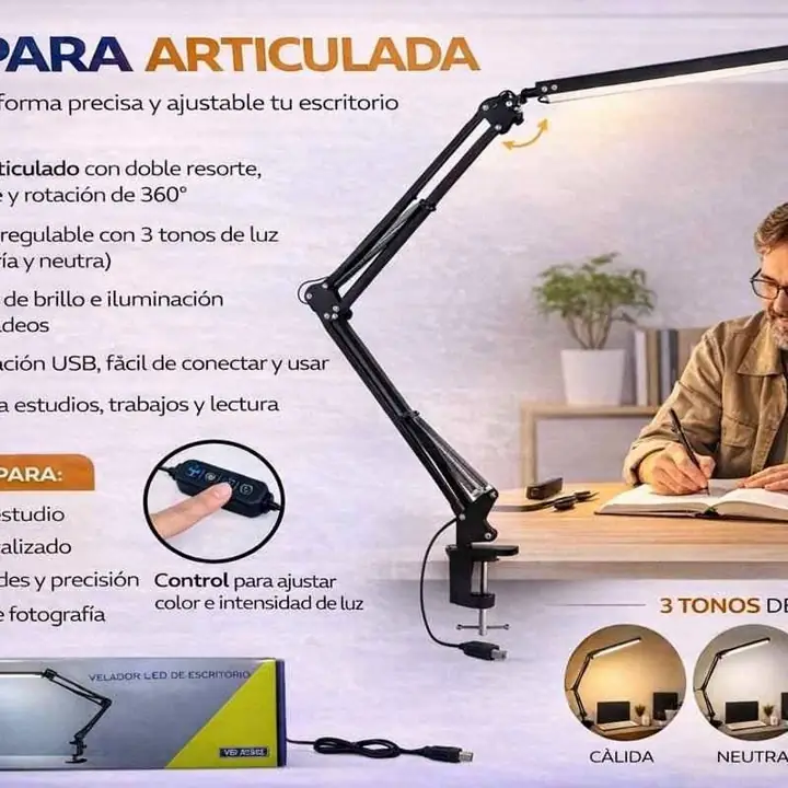 Velador LED articulado