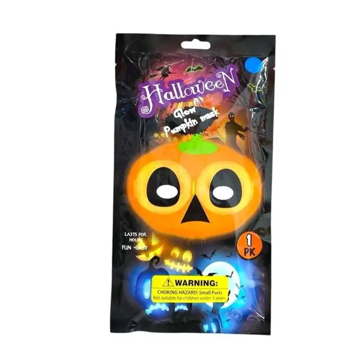 Máscara brillosa halloween