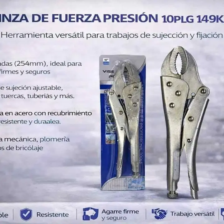 Pinza de fuerza presion 10PLG