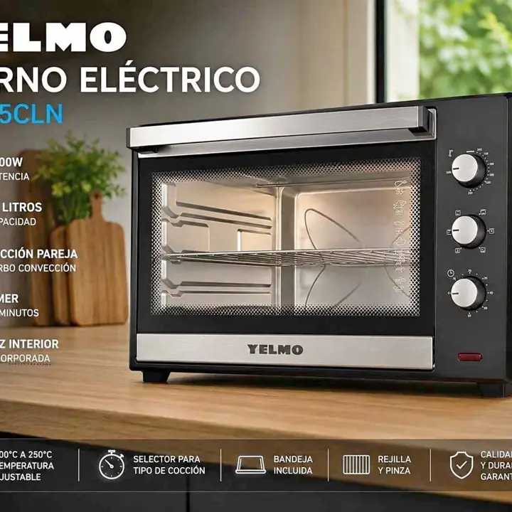 Horno electrico 95 lts yelmo