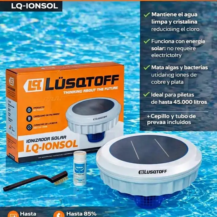Ionizador solar para piletas lusqtoff