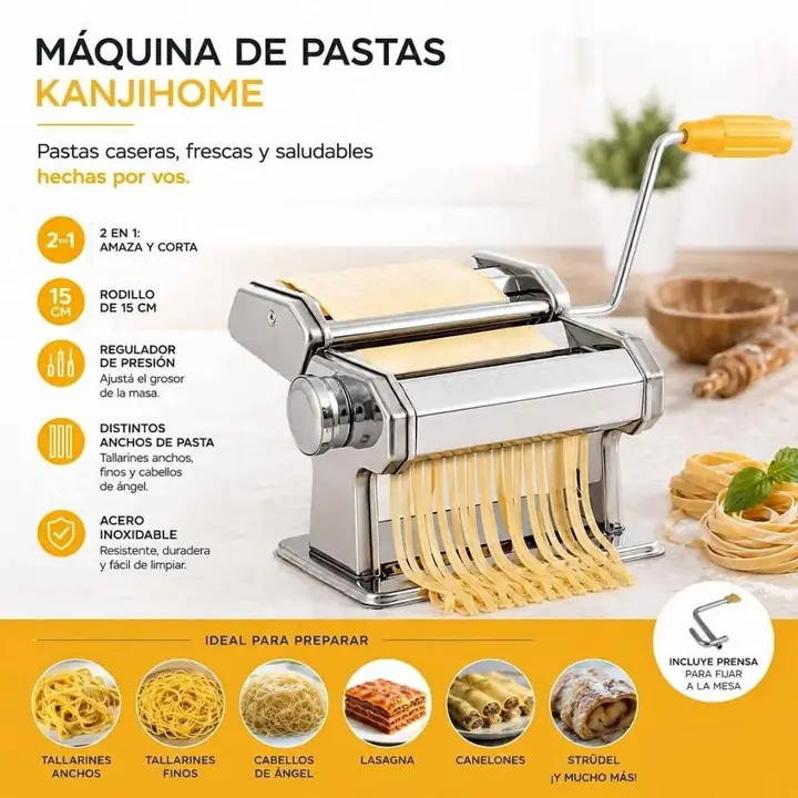 Fabrica de pastas - pasta maker - silver