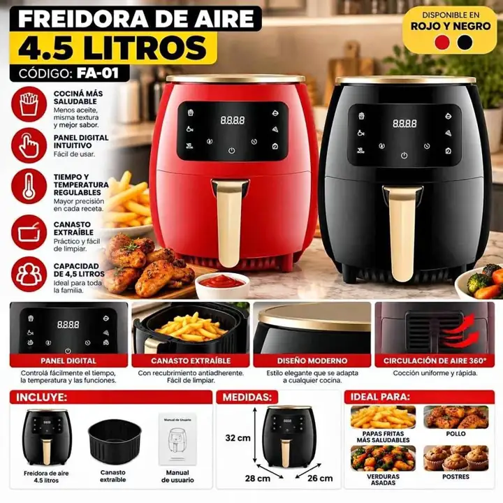 Freidora de aire 4.5